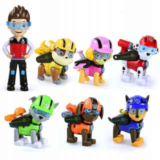 Figúrky Paw Patrol Ryder a priatelia 7 ks